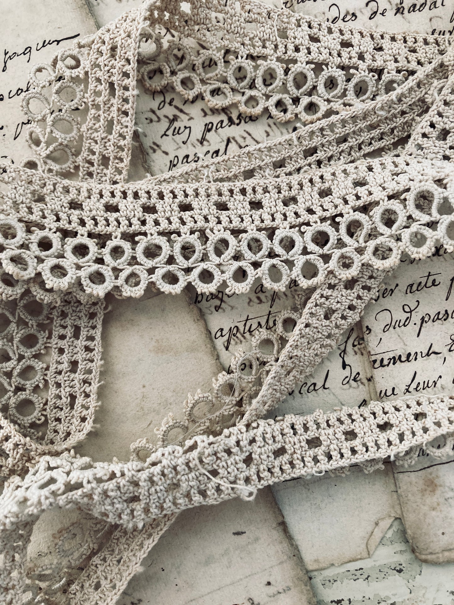 Antique french lace.