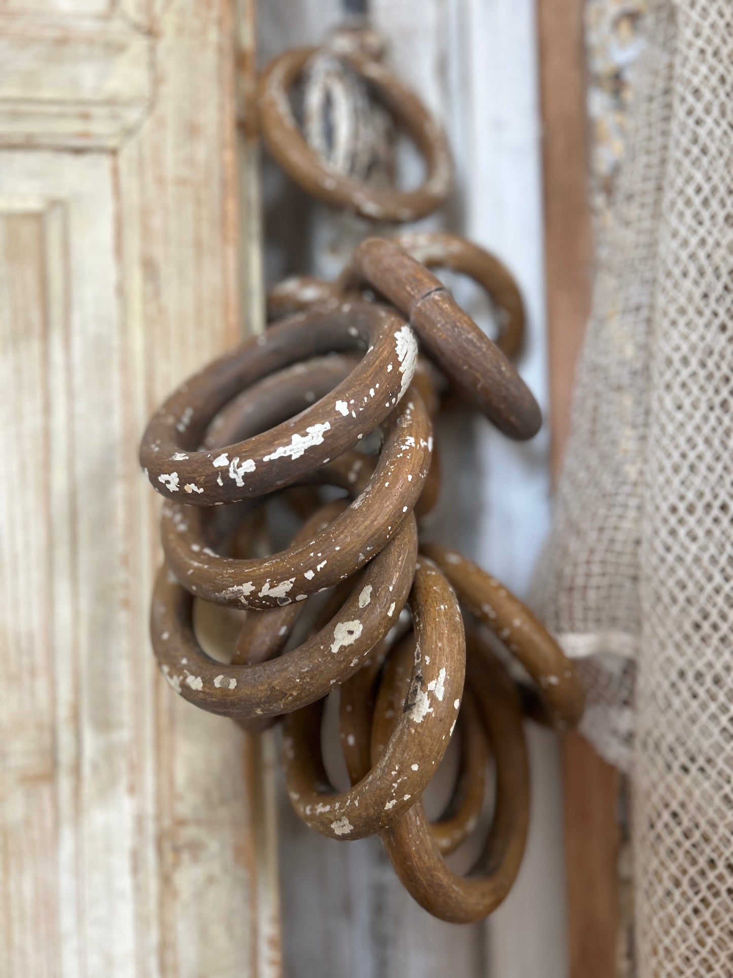French large drape rings