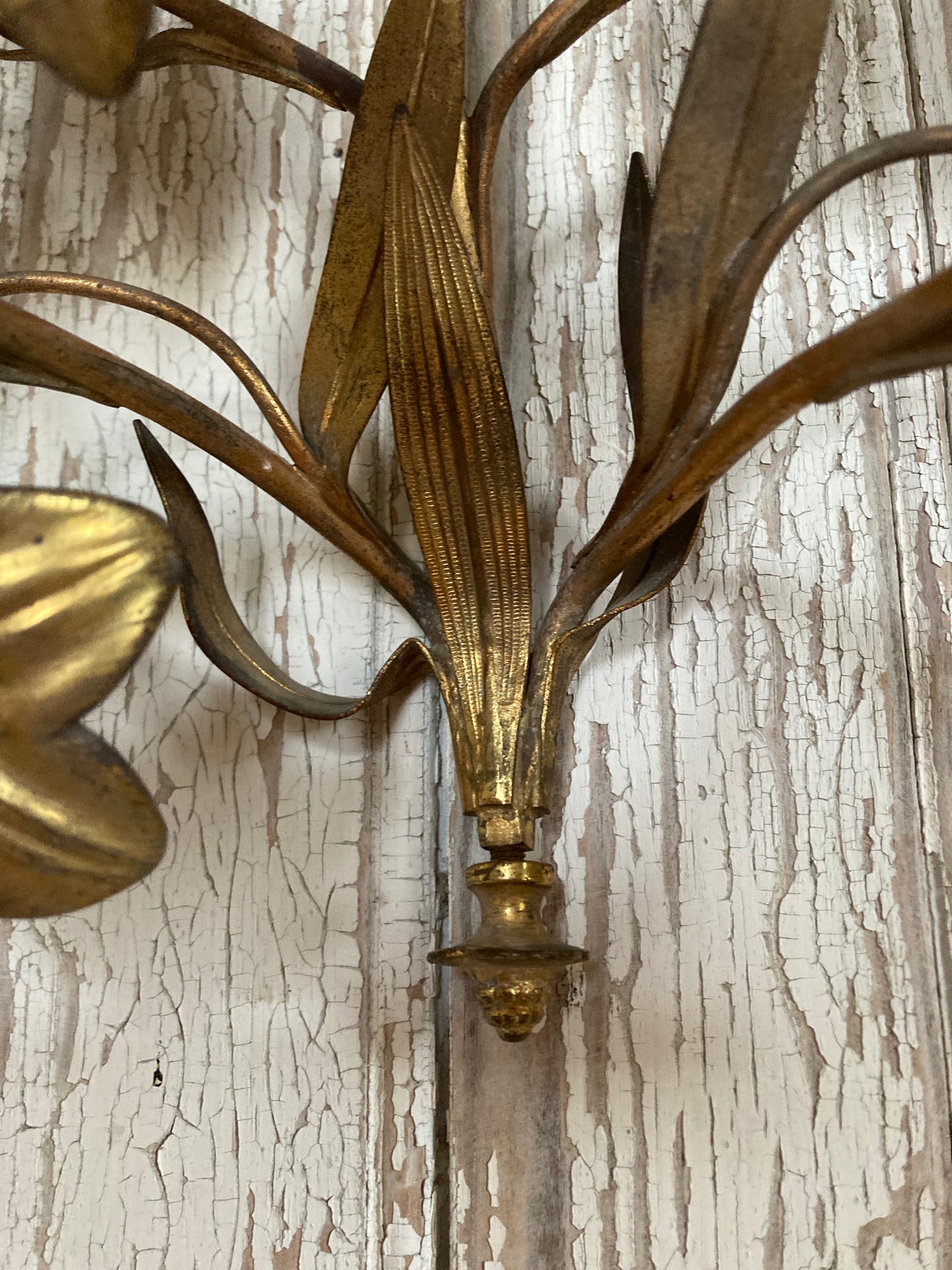 Hanging french candle holder