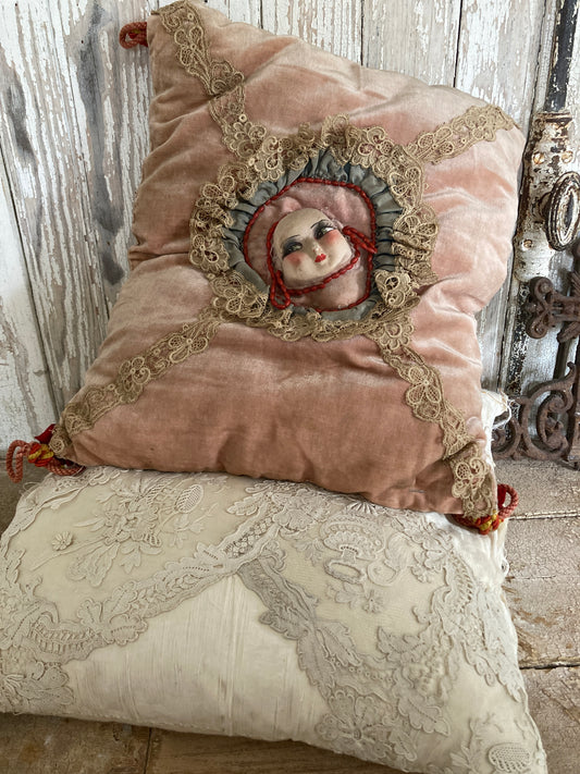 French 1920s boudoir cushion