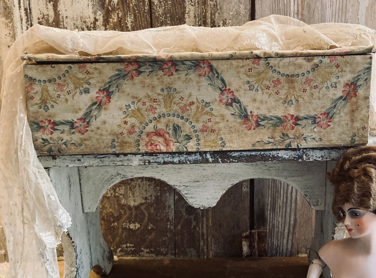 French antique box
