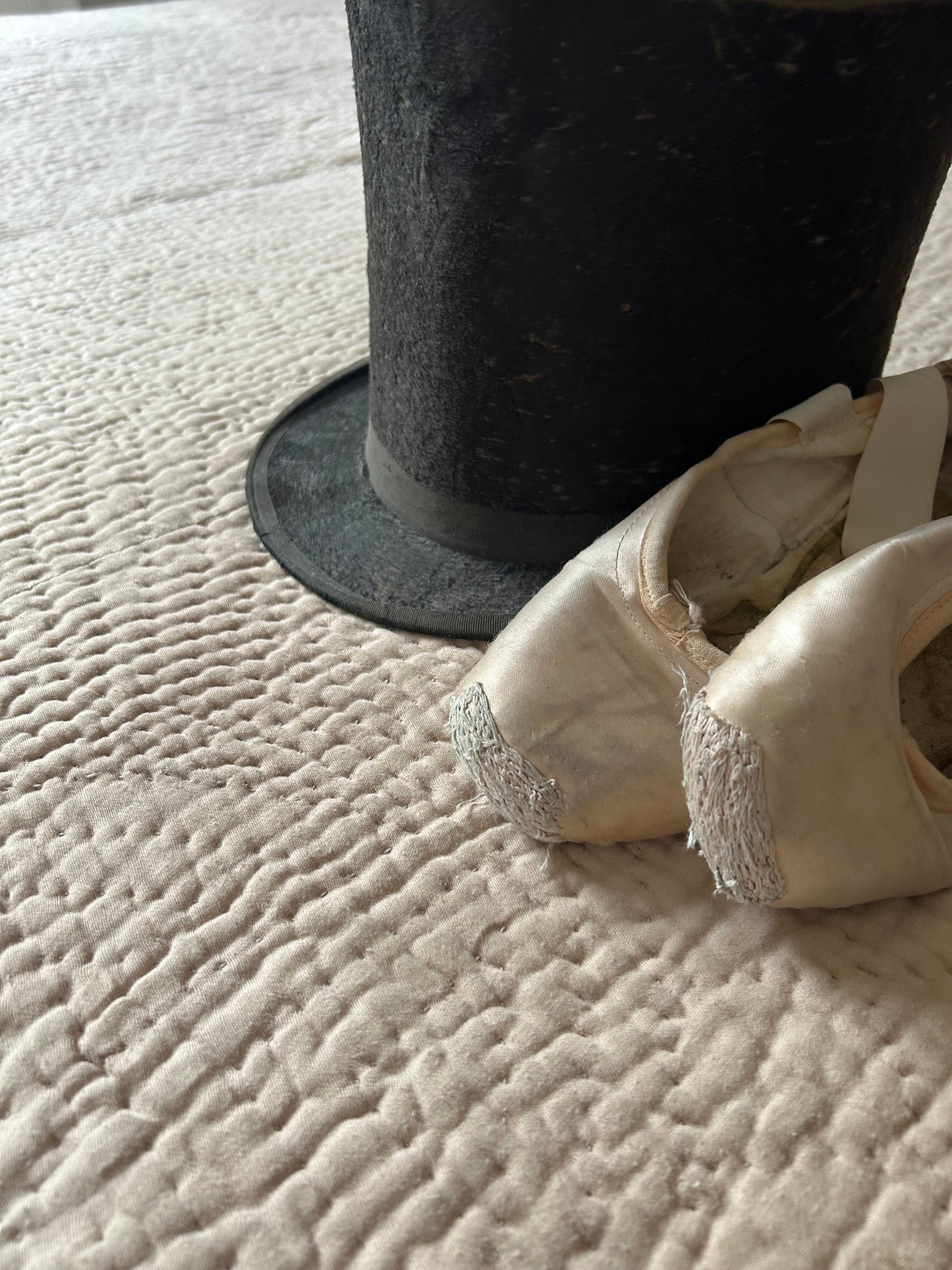 Delightfully tatty ballet shoes