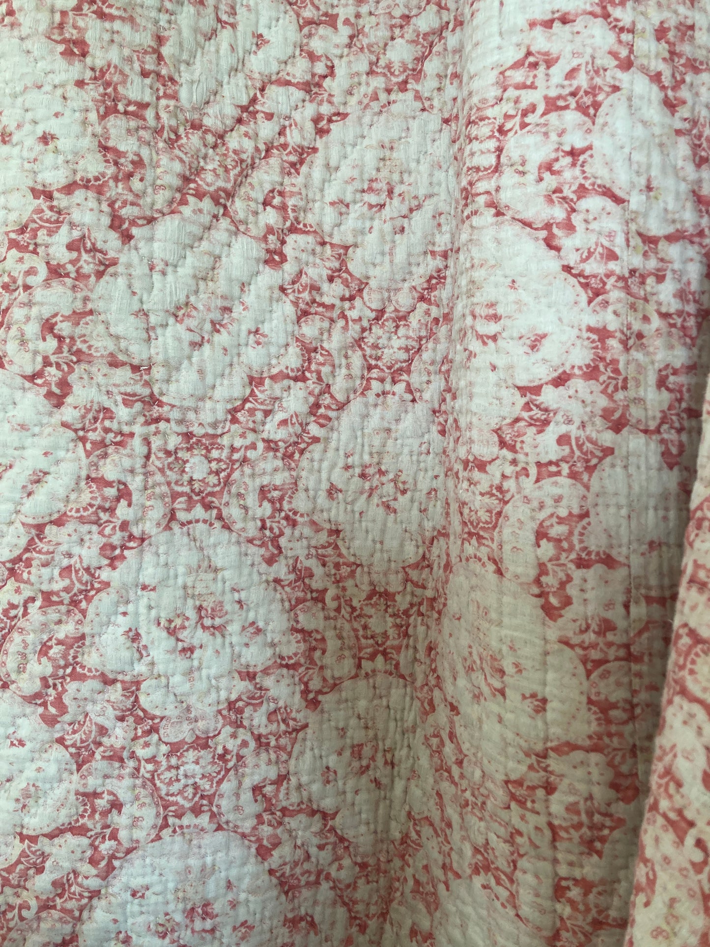 Gorgeous french antique double sided quilt.