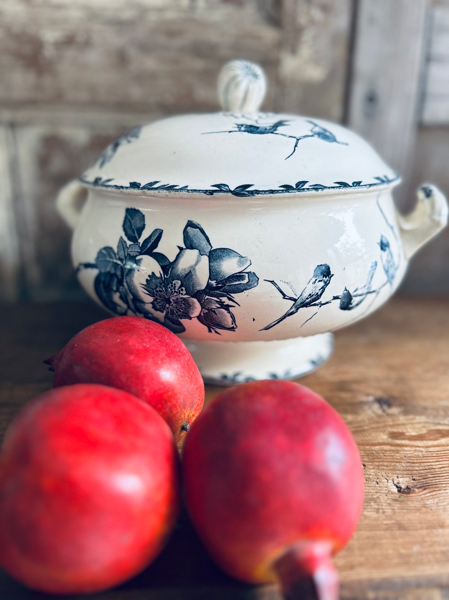 Large old french soupier. Highly decorative.
