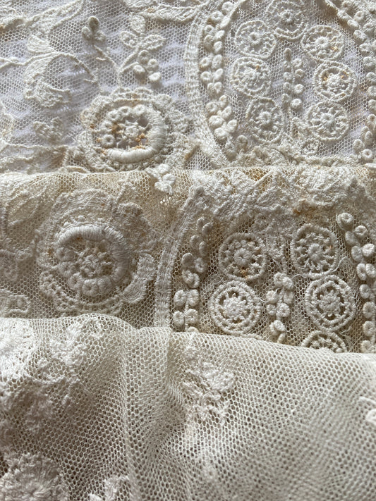 Lace panel.