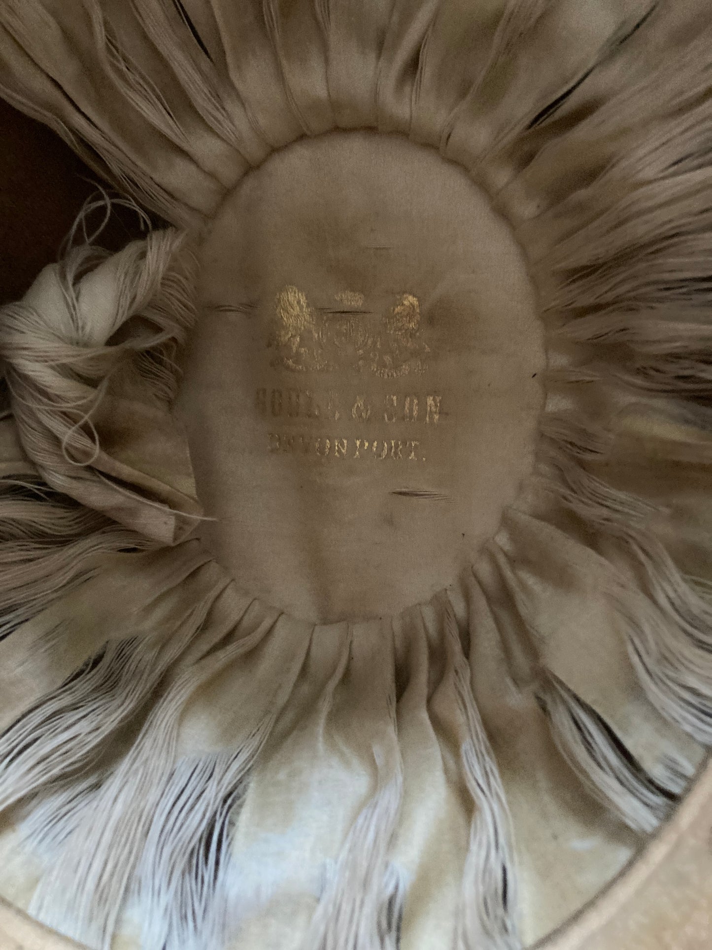 Antique mid shipman hat.