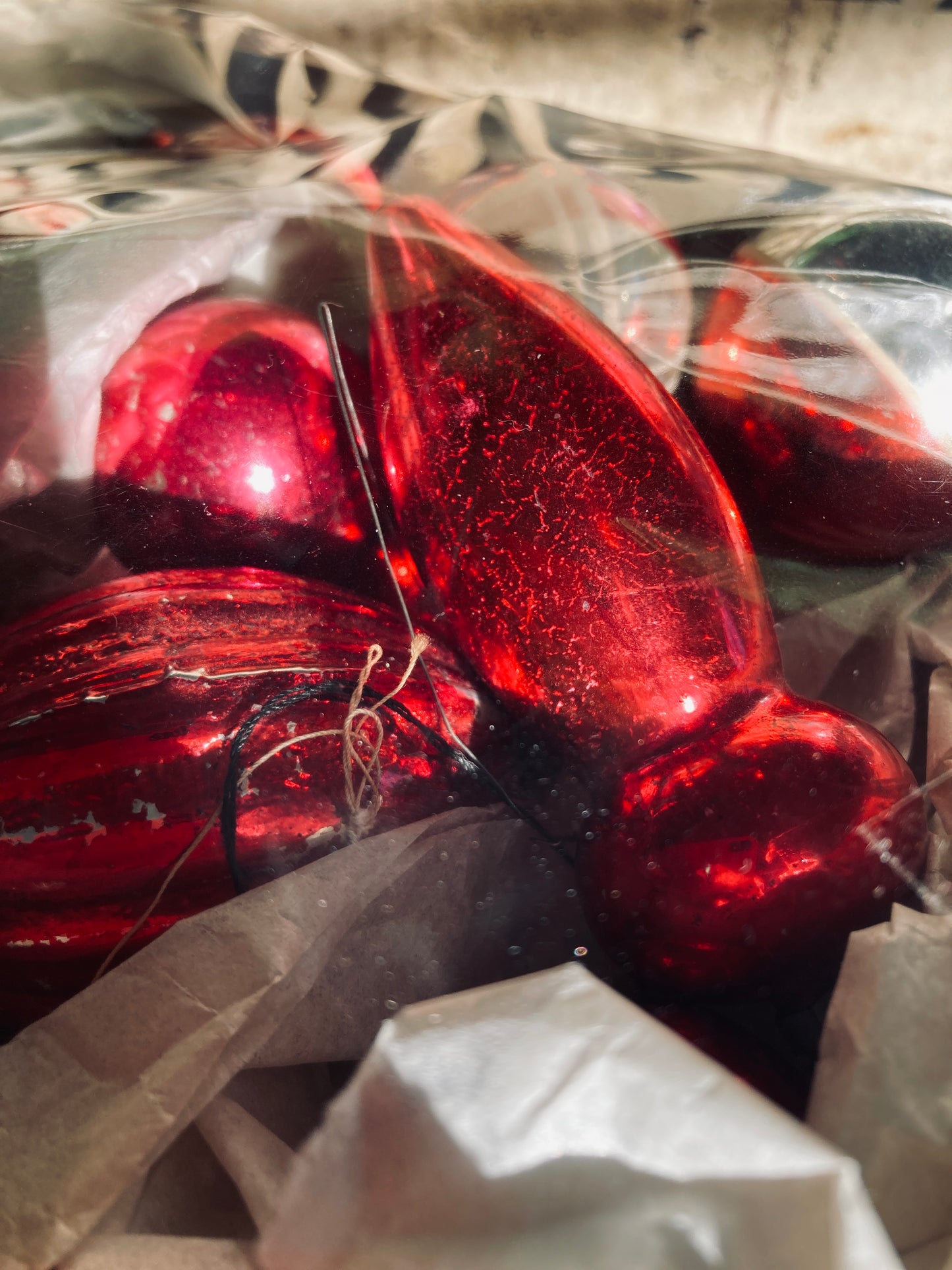 Vintage Christmas baubles