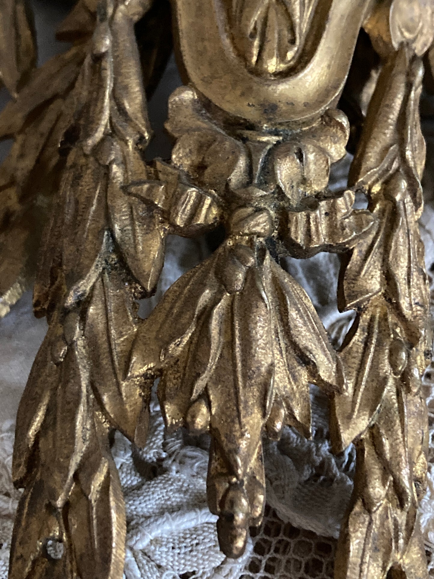 Pair of French antique ormulu mounts.