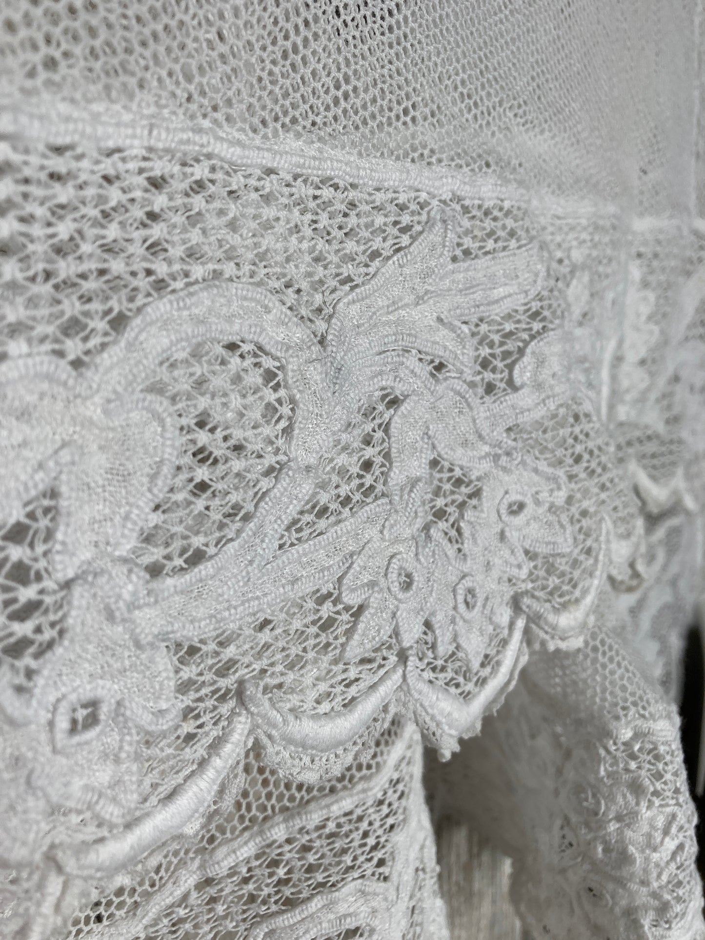 Antique white french panel