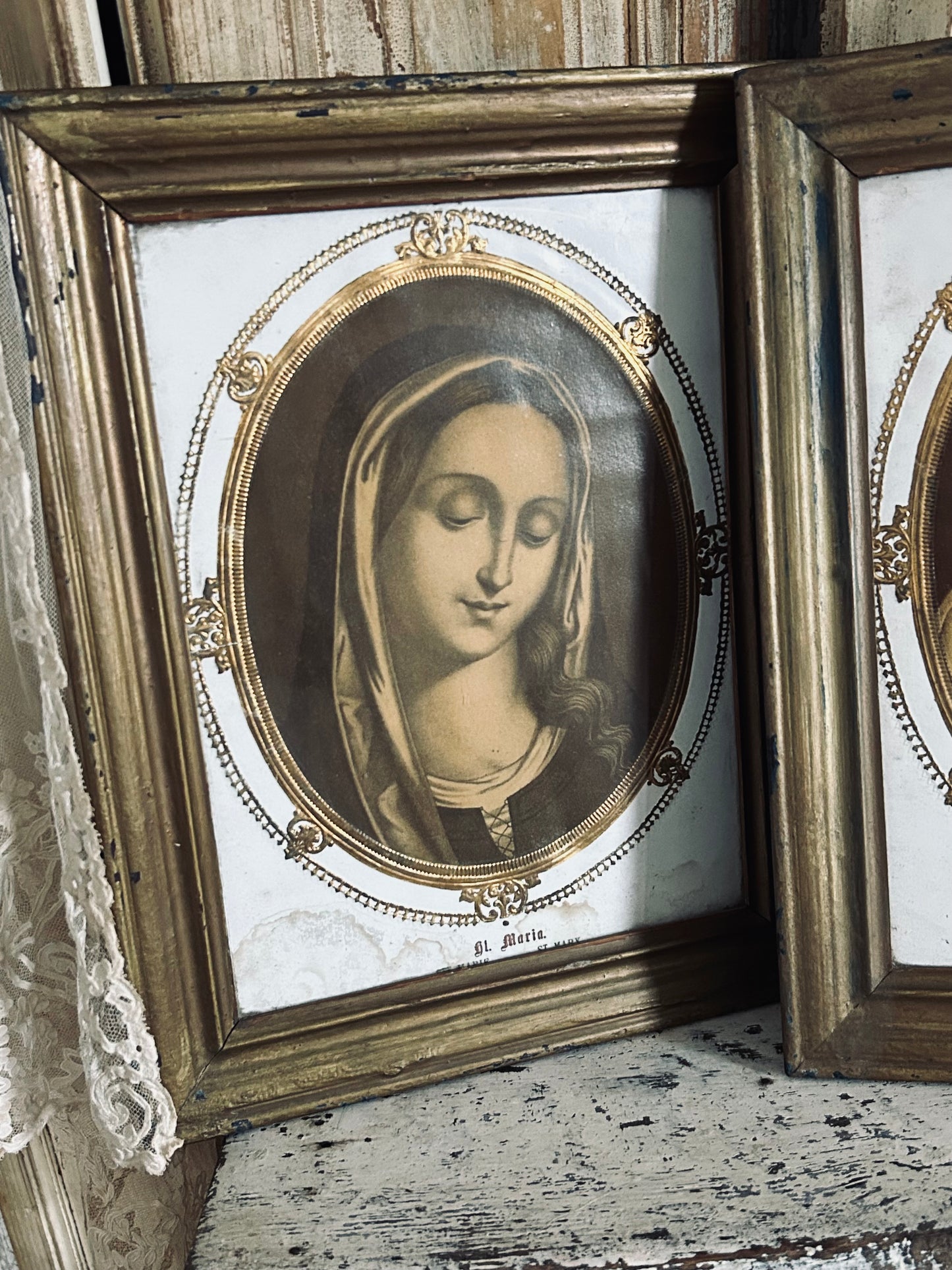 Pair of nineteenth century Religious pictures.