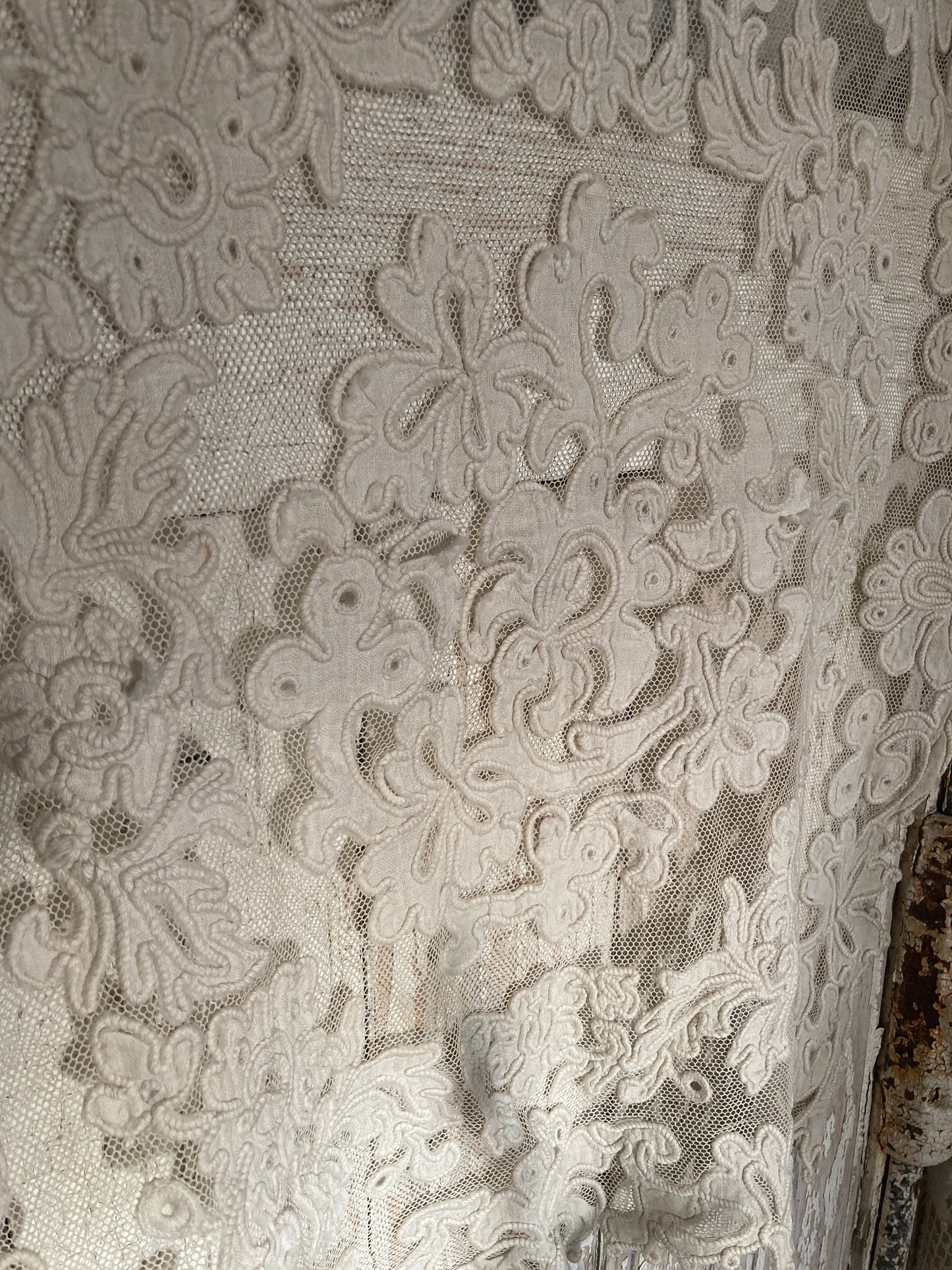 Beautiful antique lace panel