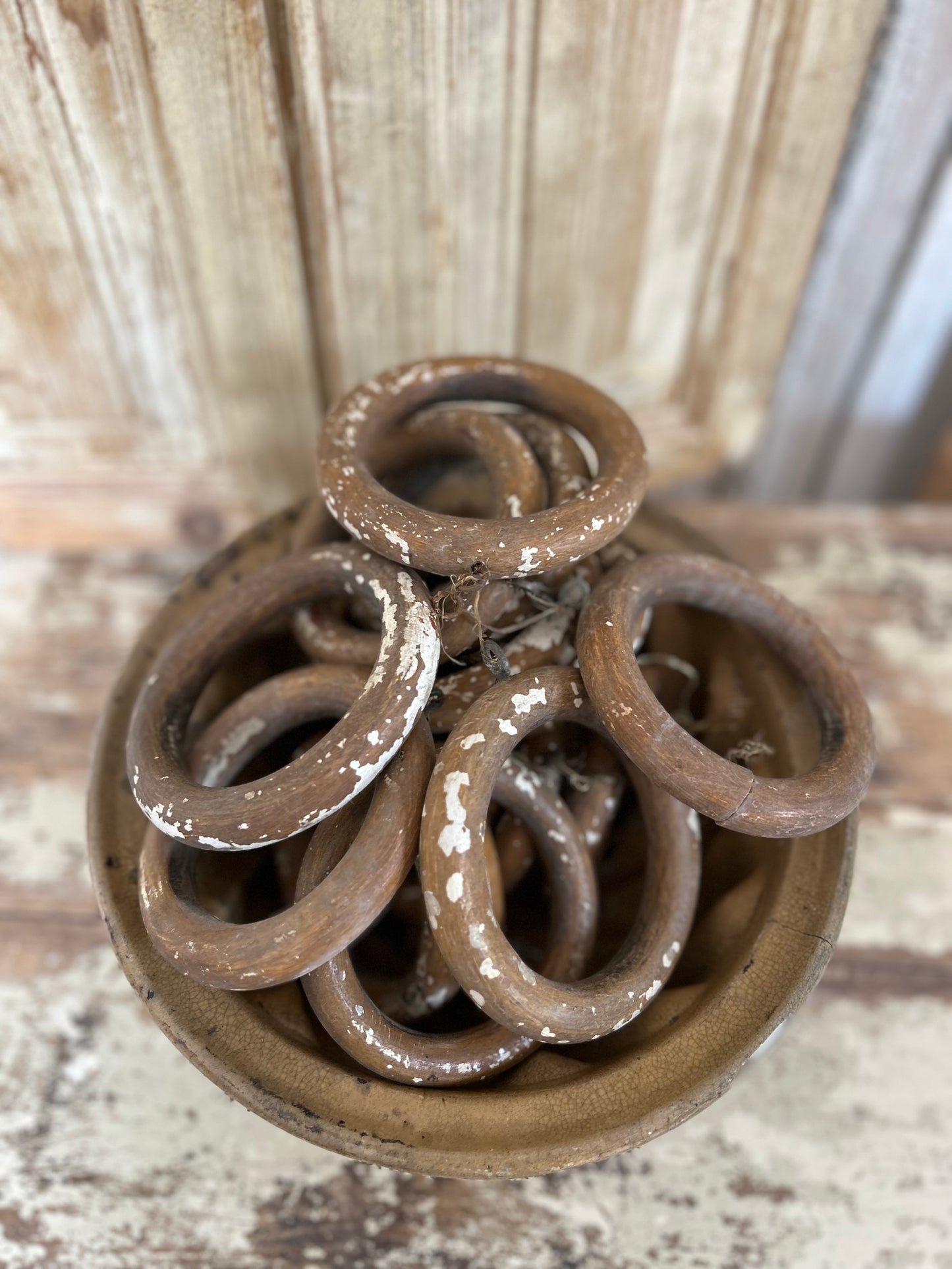 French large drape rings