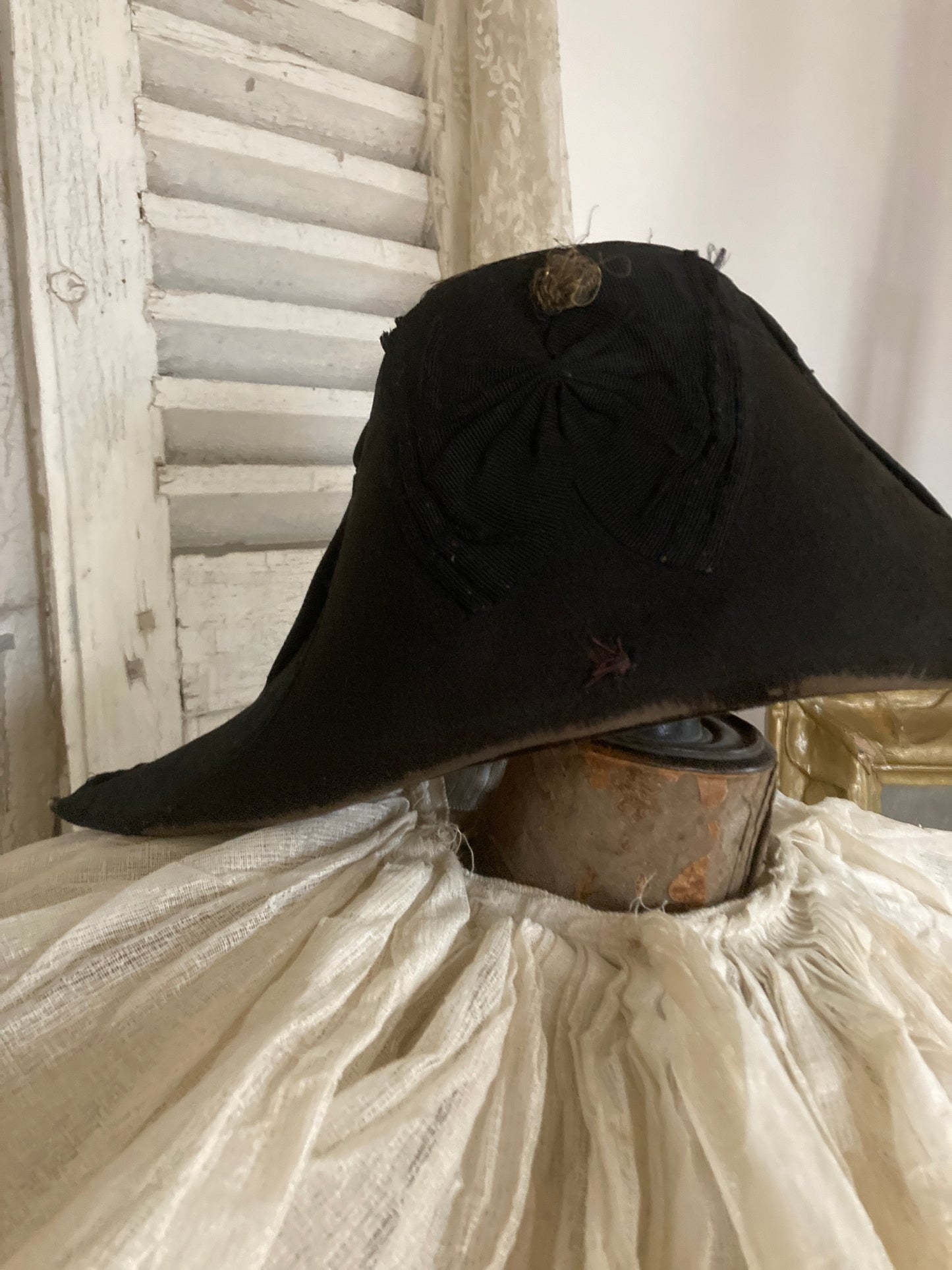 Antique mid shipman hat.