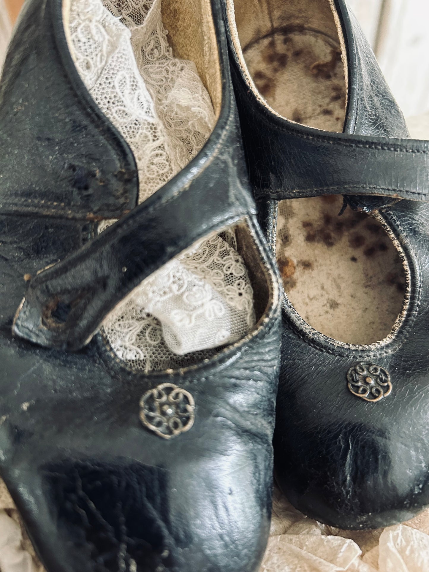 Antique children’s Mary Janes.