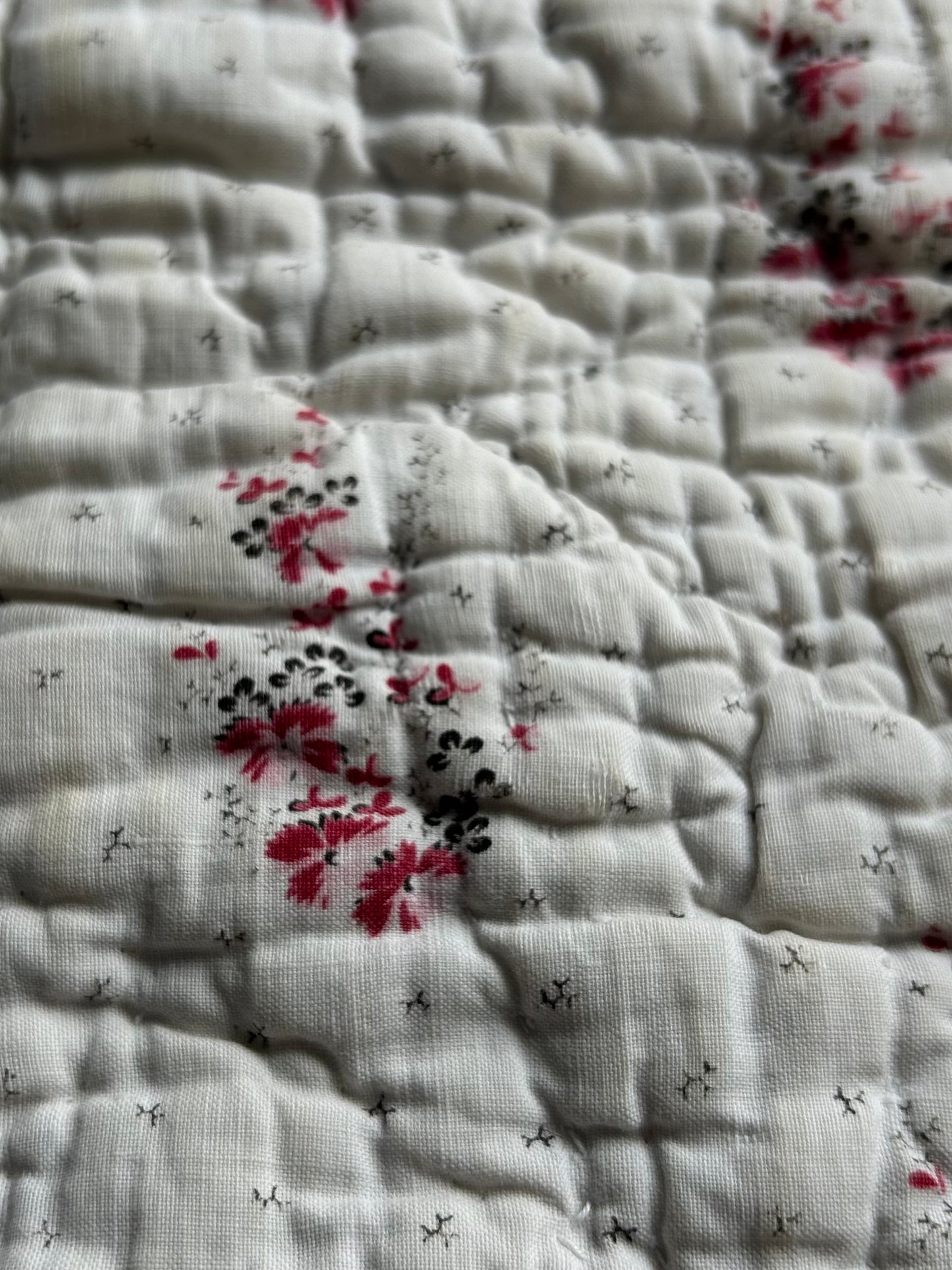 Nineteenth century french quilt pieces