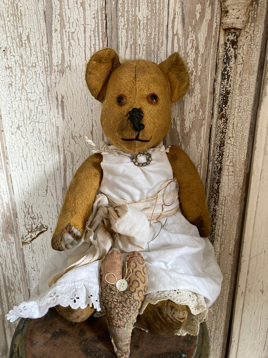 Old bear in her finery