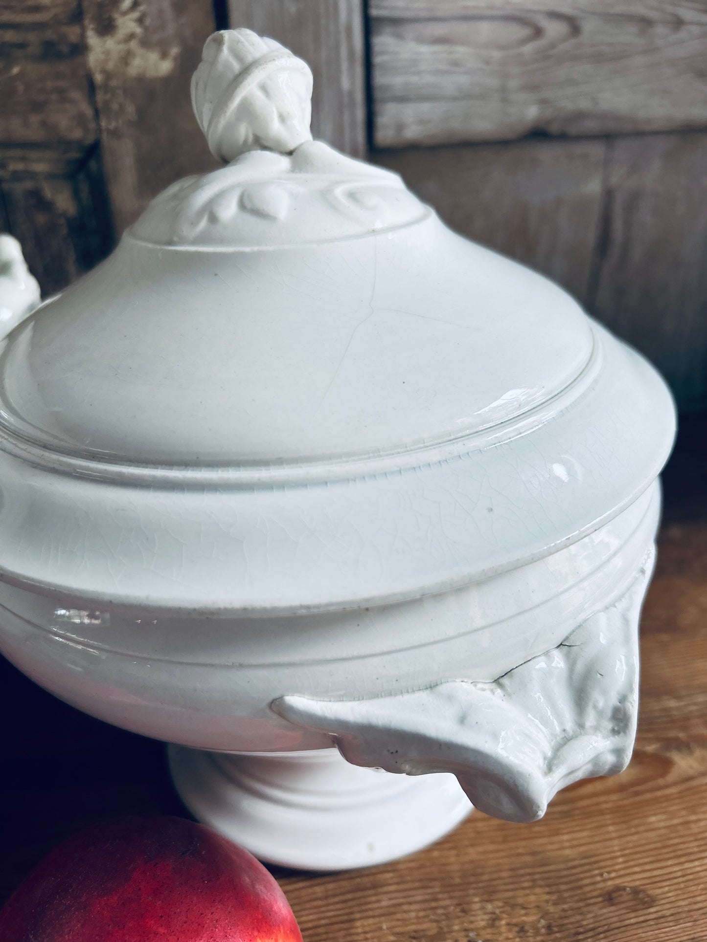 Old white french soupier