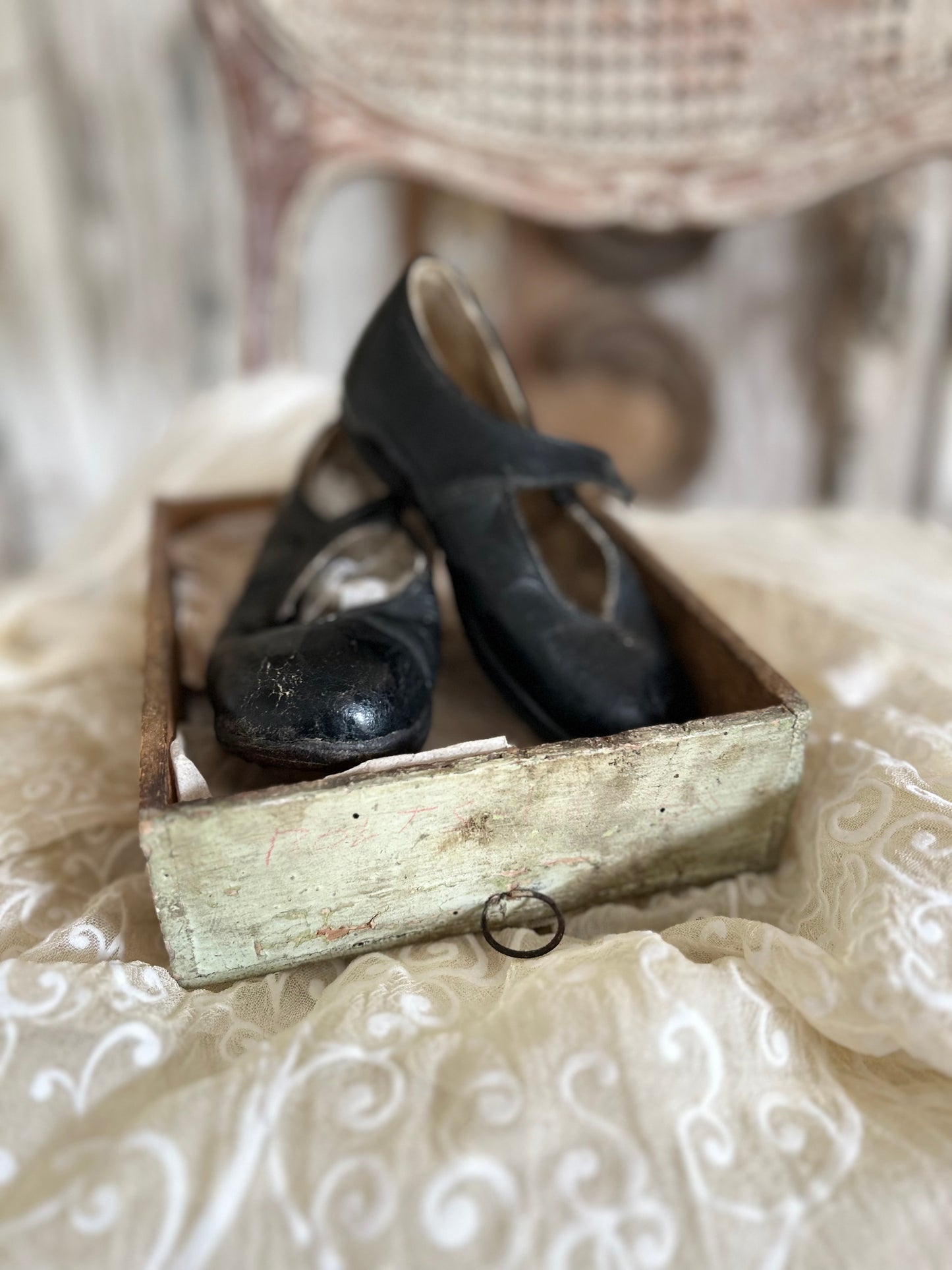 Antique children’s Mary Janes.