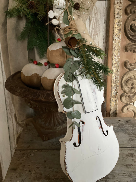 Painted violin.