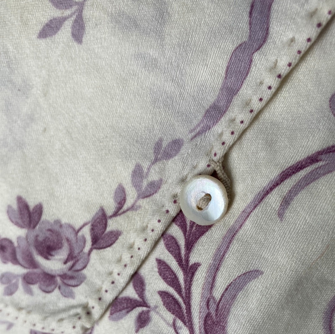 Edwardian glazed cotton Lingerie case