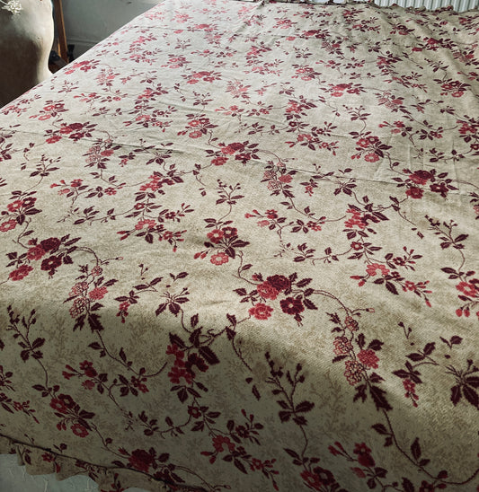 French cretonne large panel
