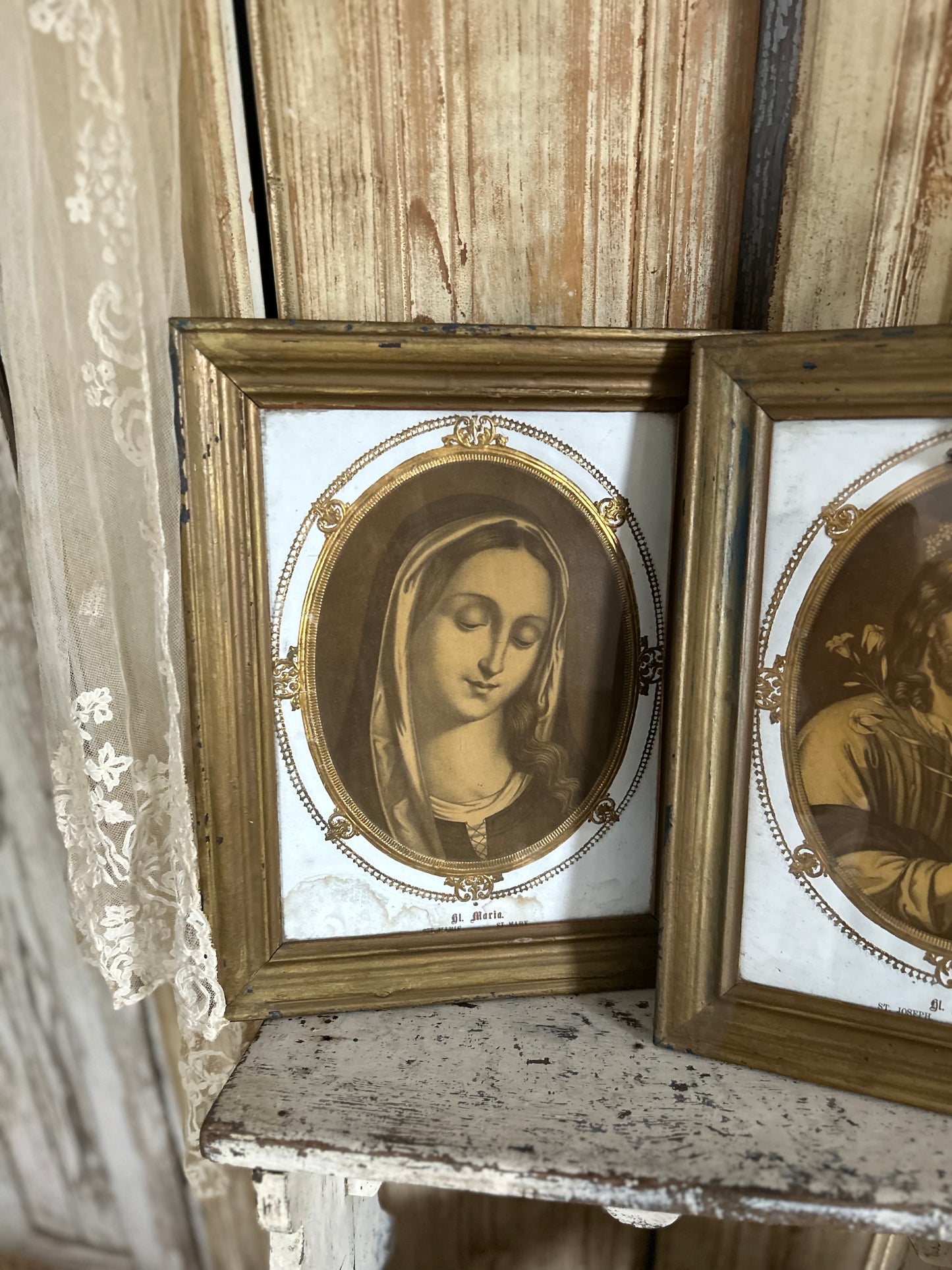Pair of nineteenth century Religious pictures.