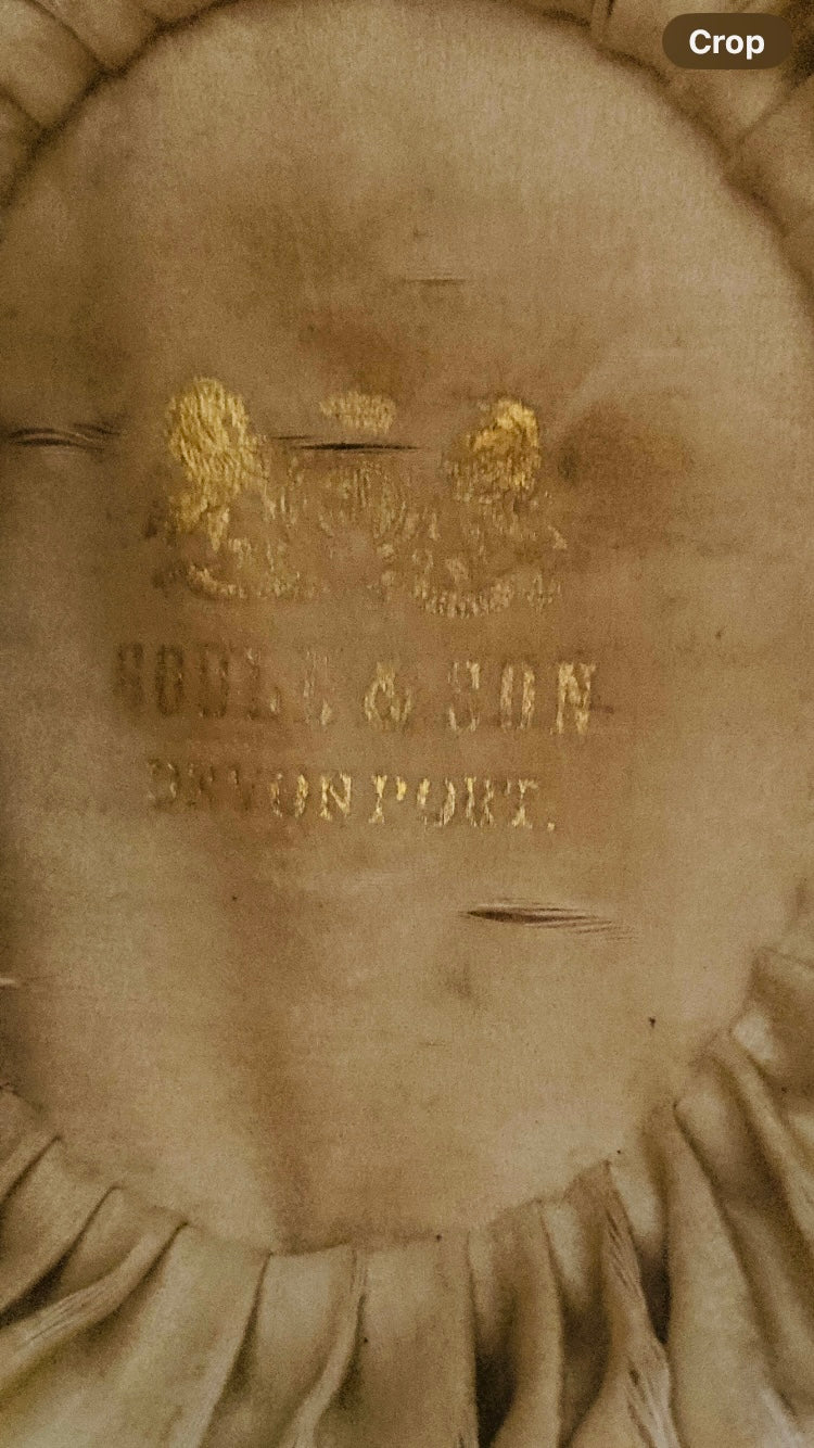 Antique mid shipman hat.