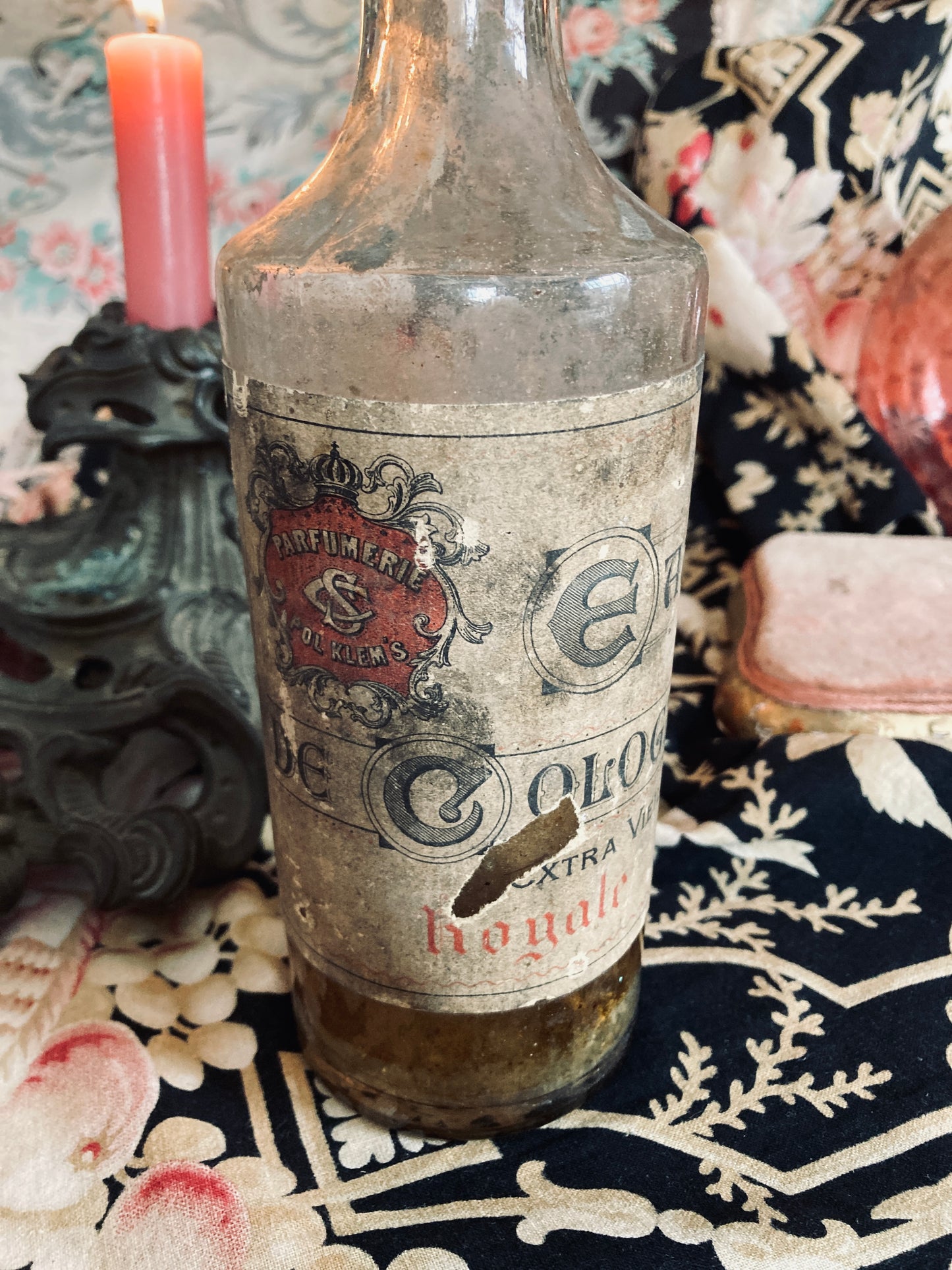 Old french parfum bottle