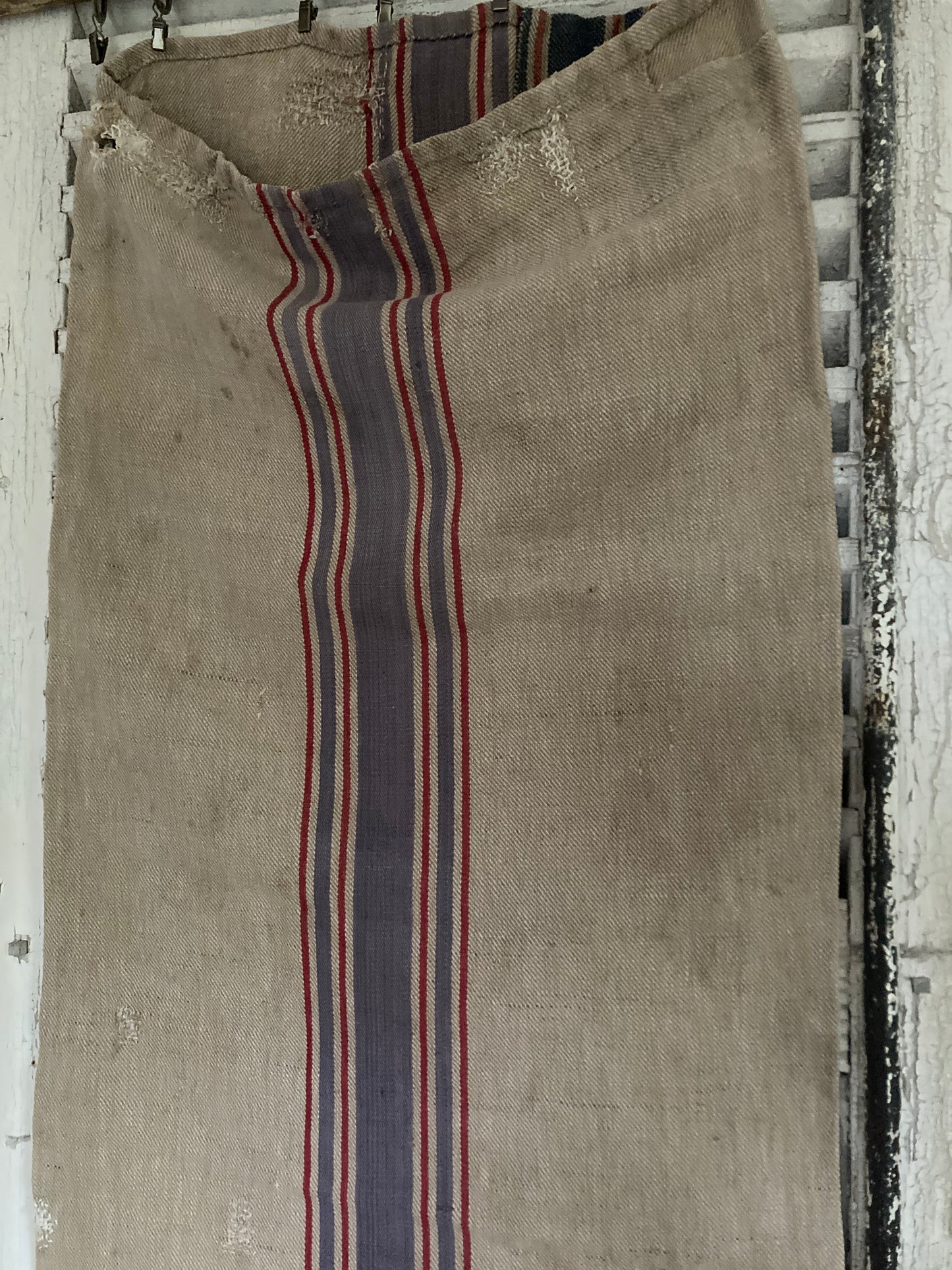 Fabulous antique french grain sack.