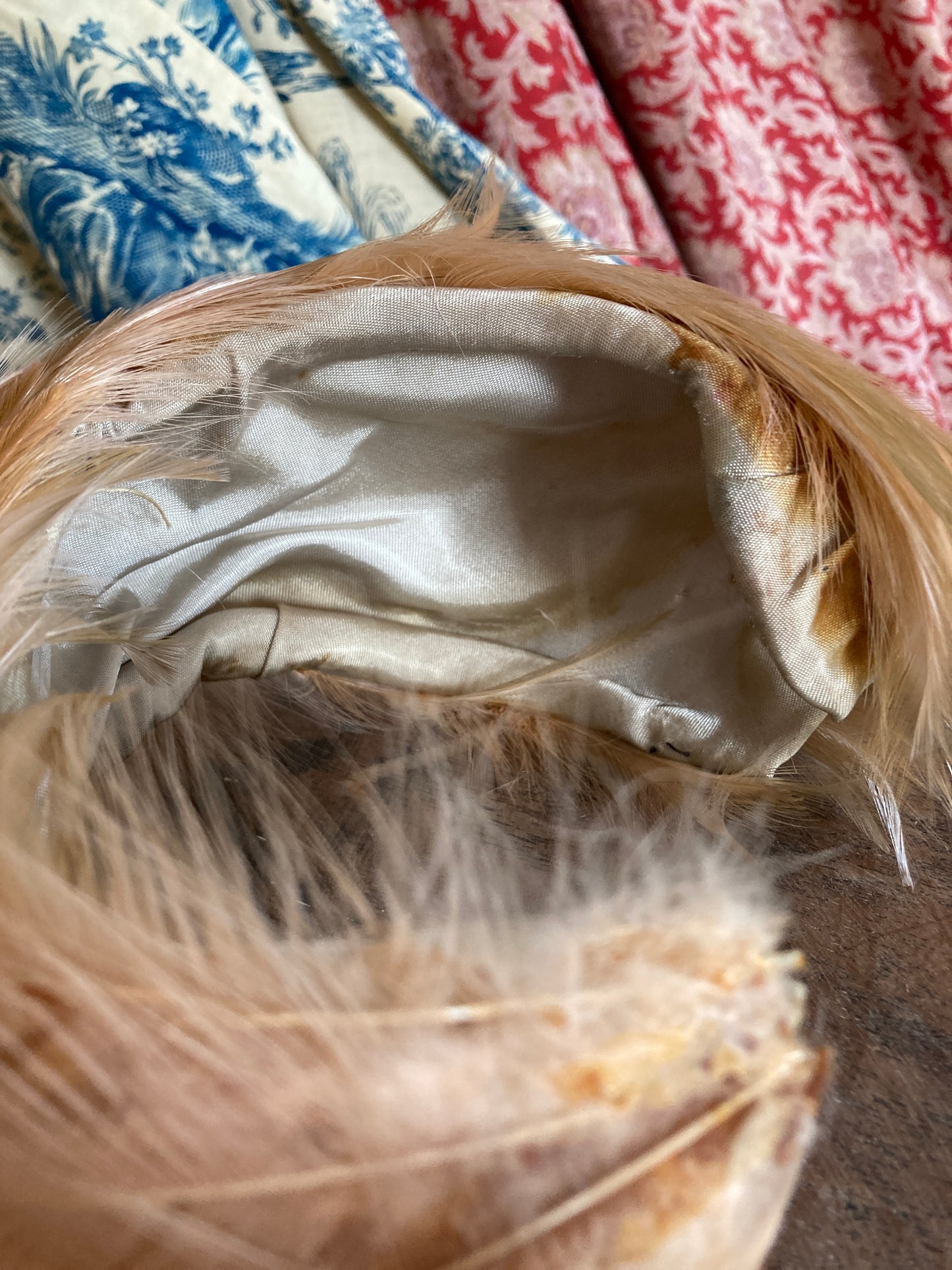 Three Paris millinery feather bands