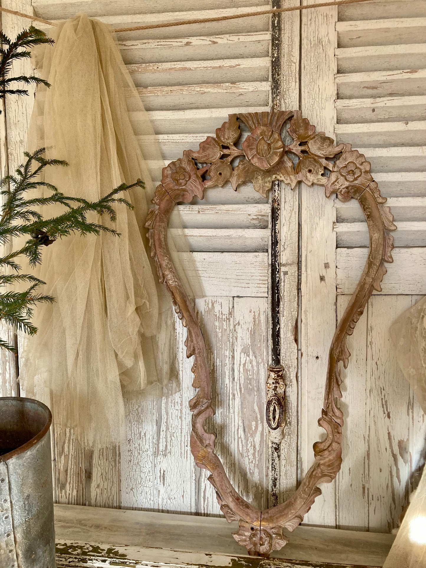 French mirror frame - fabulously decorative