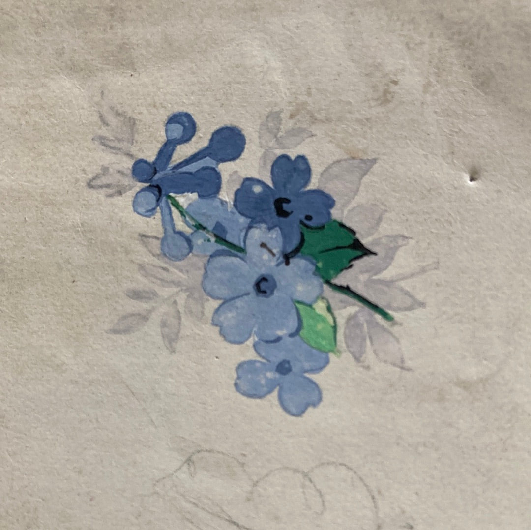 Rose and forgetmenot
