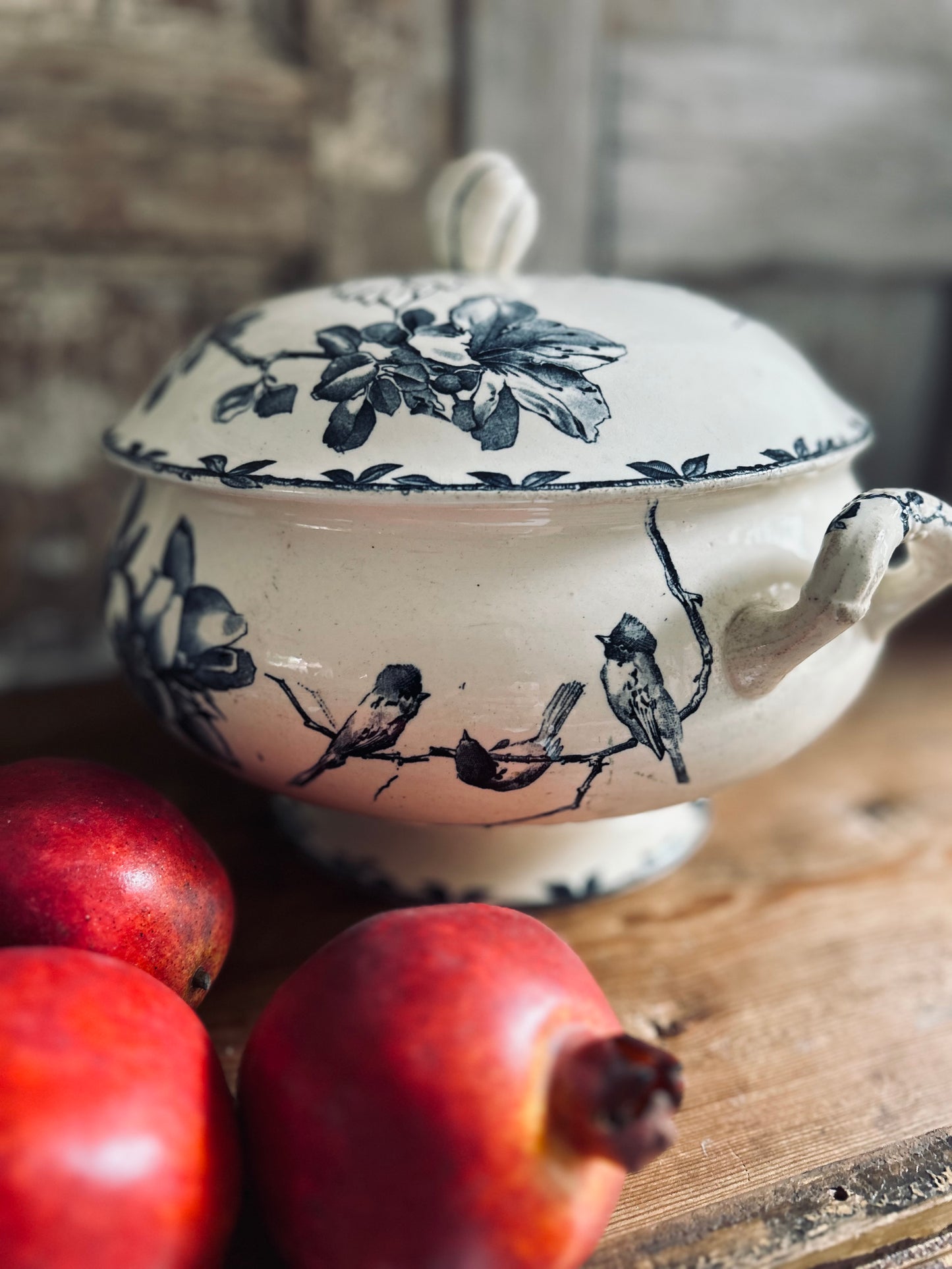 Large old french soupier. Highly decorative.