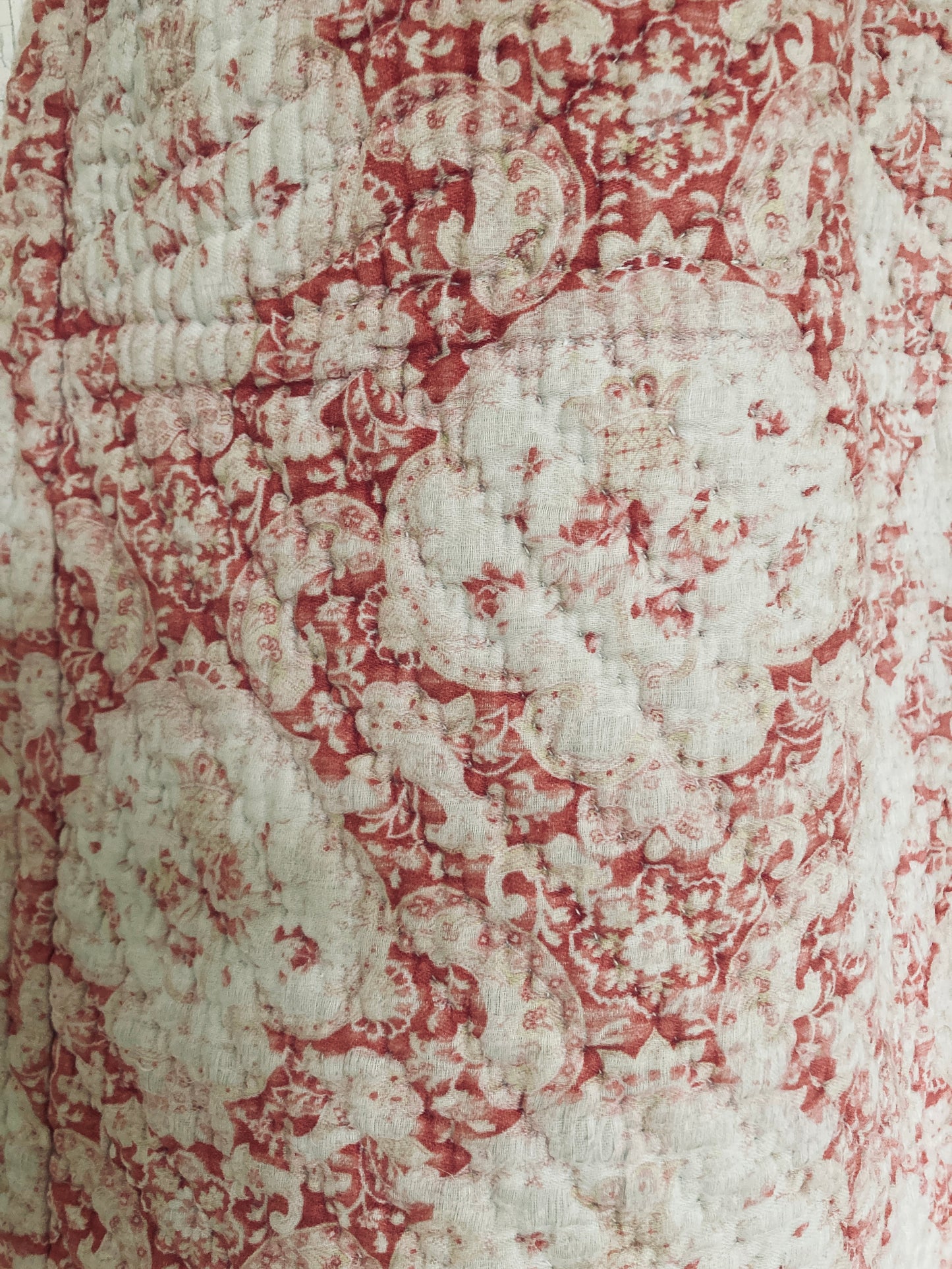 Gorgeous french antique double sided quilt.