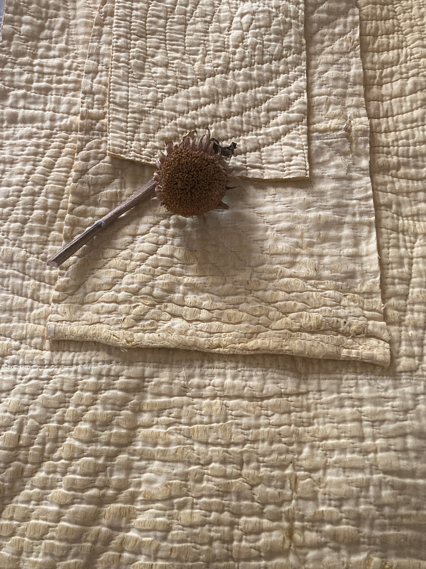 Vintage french quilting panels