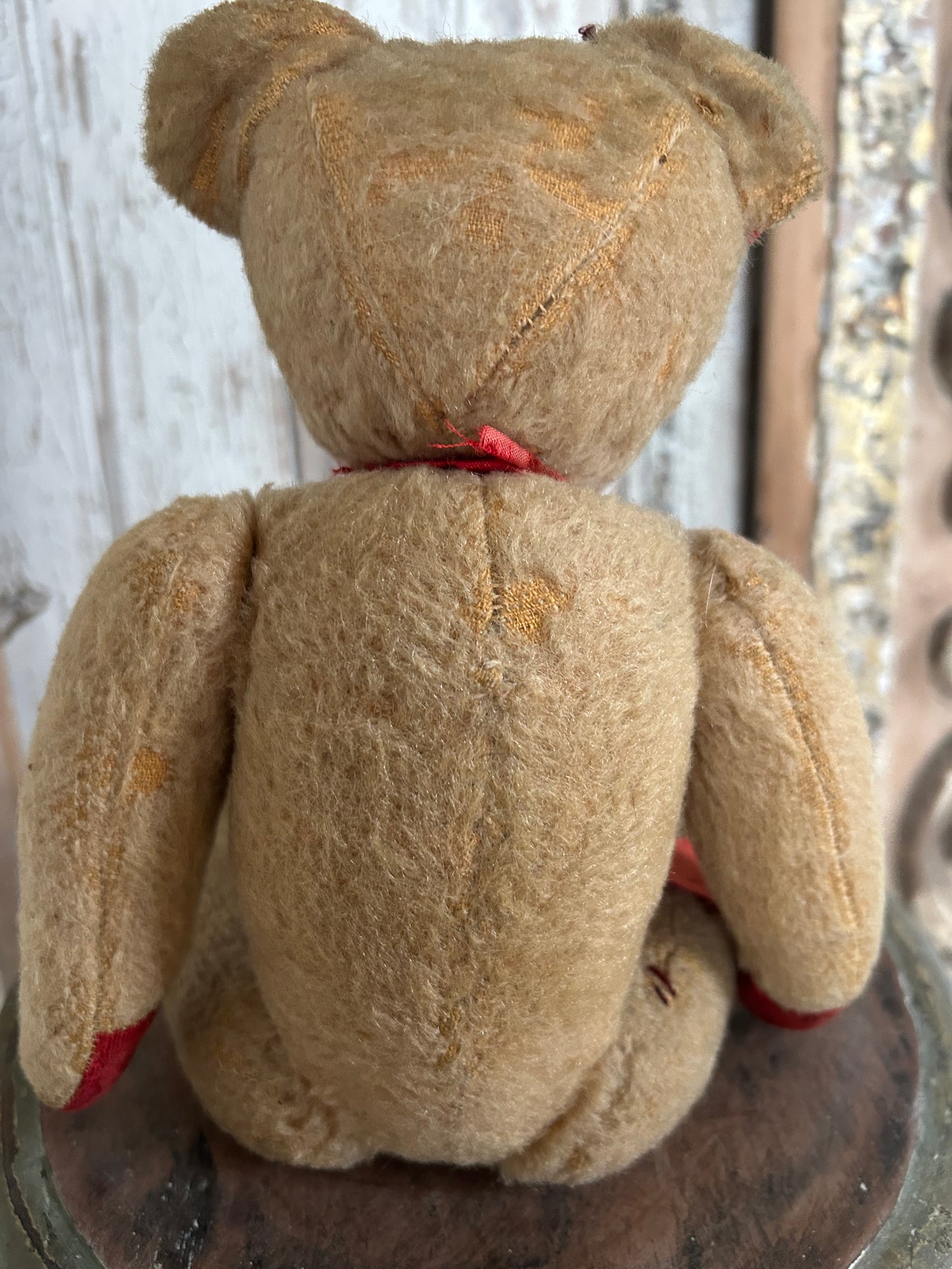 Vintage teddy bear, Mr Rouge