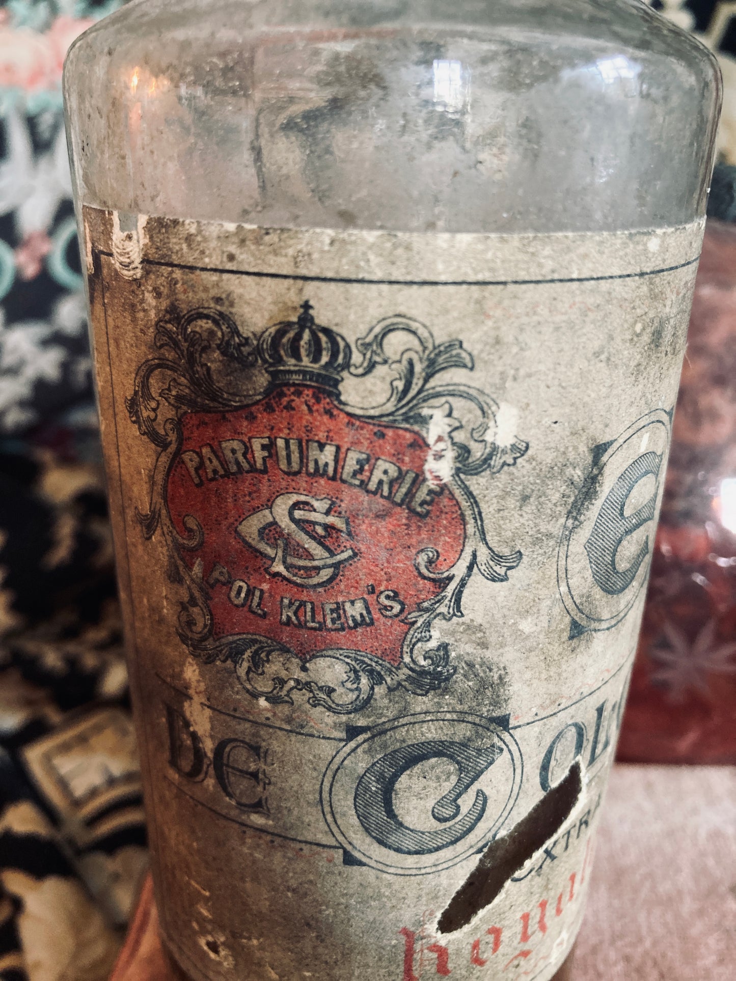 Old french parfum bottle