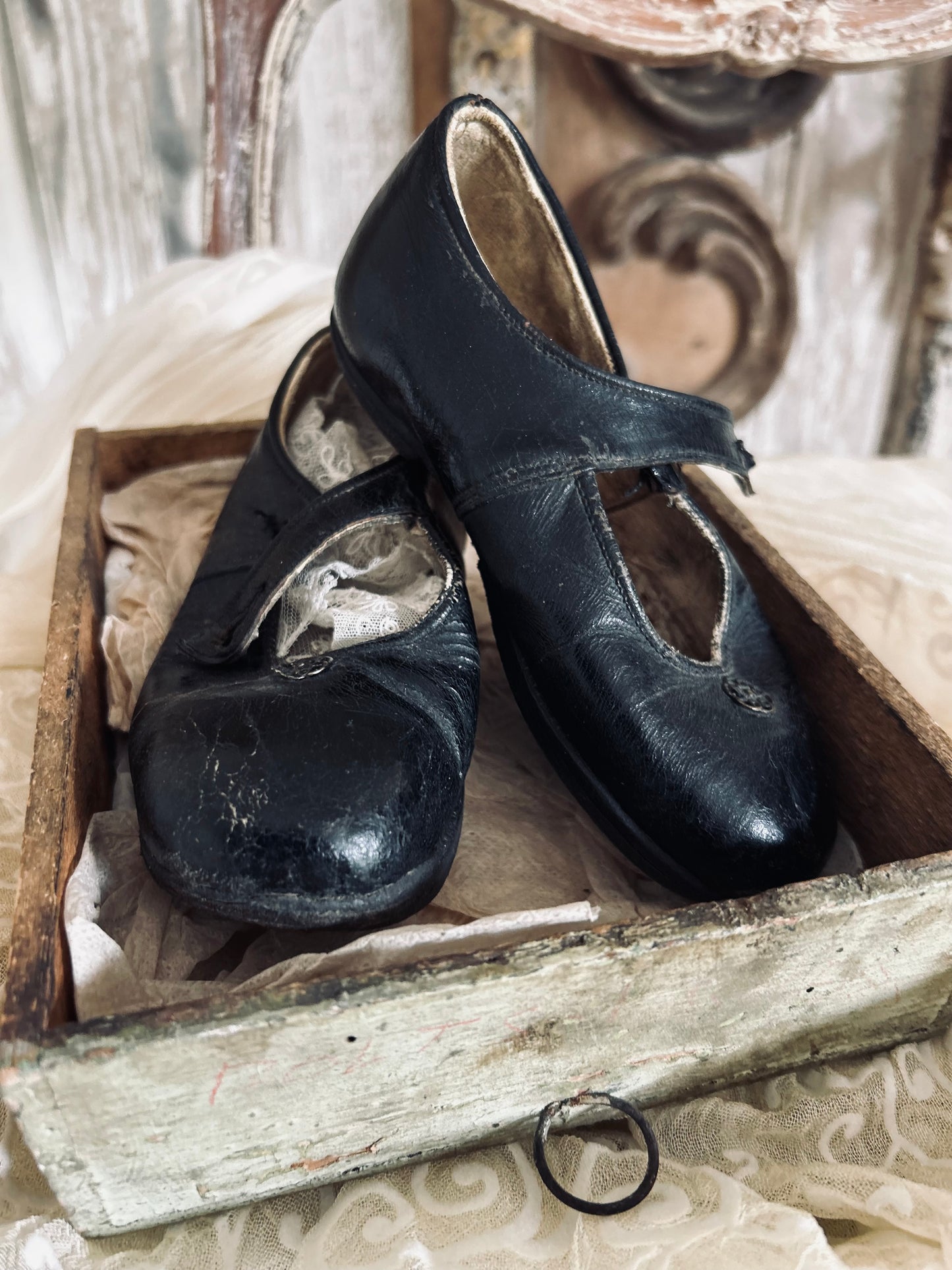 Antique children’s Mary Janes.