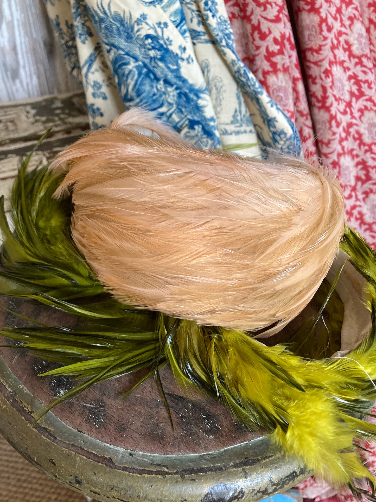 Three Paris millinery feather bands