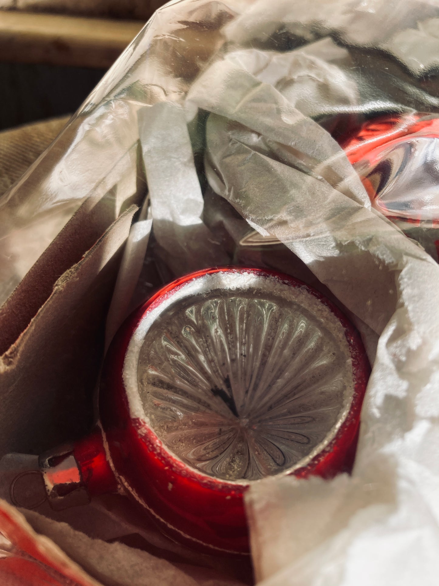 Vintage Christmas baubles