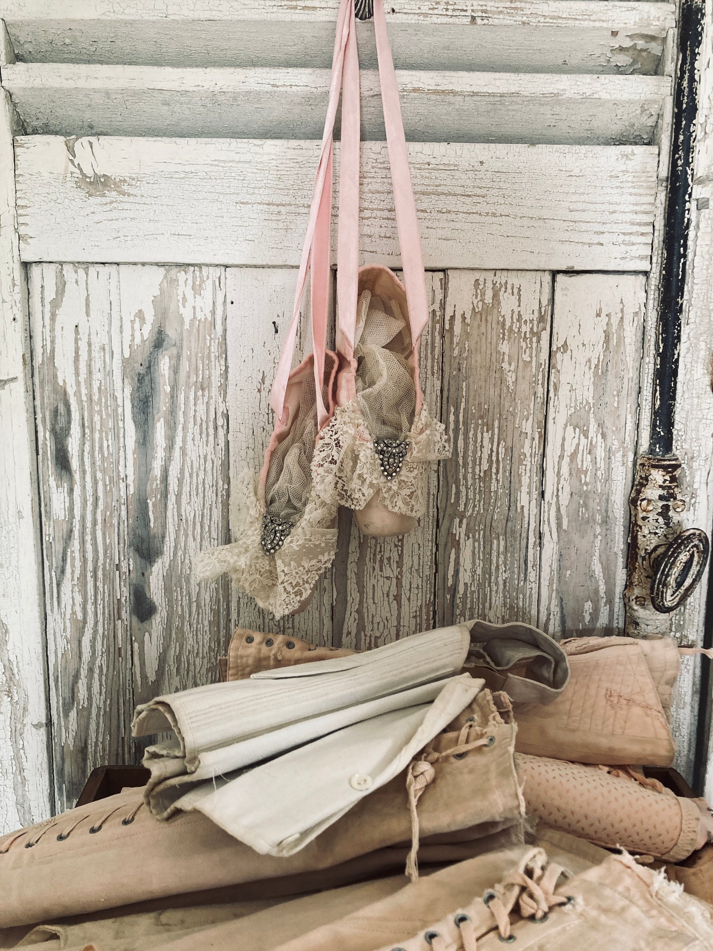 French vintage Ballet pointes.