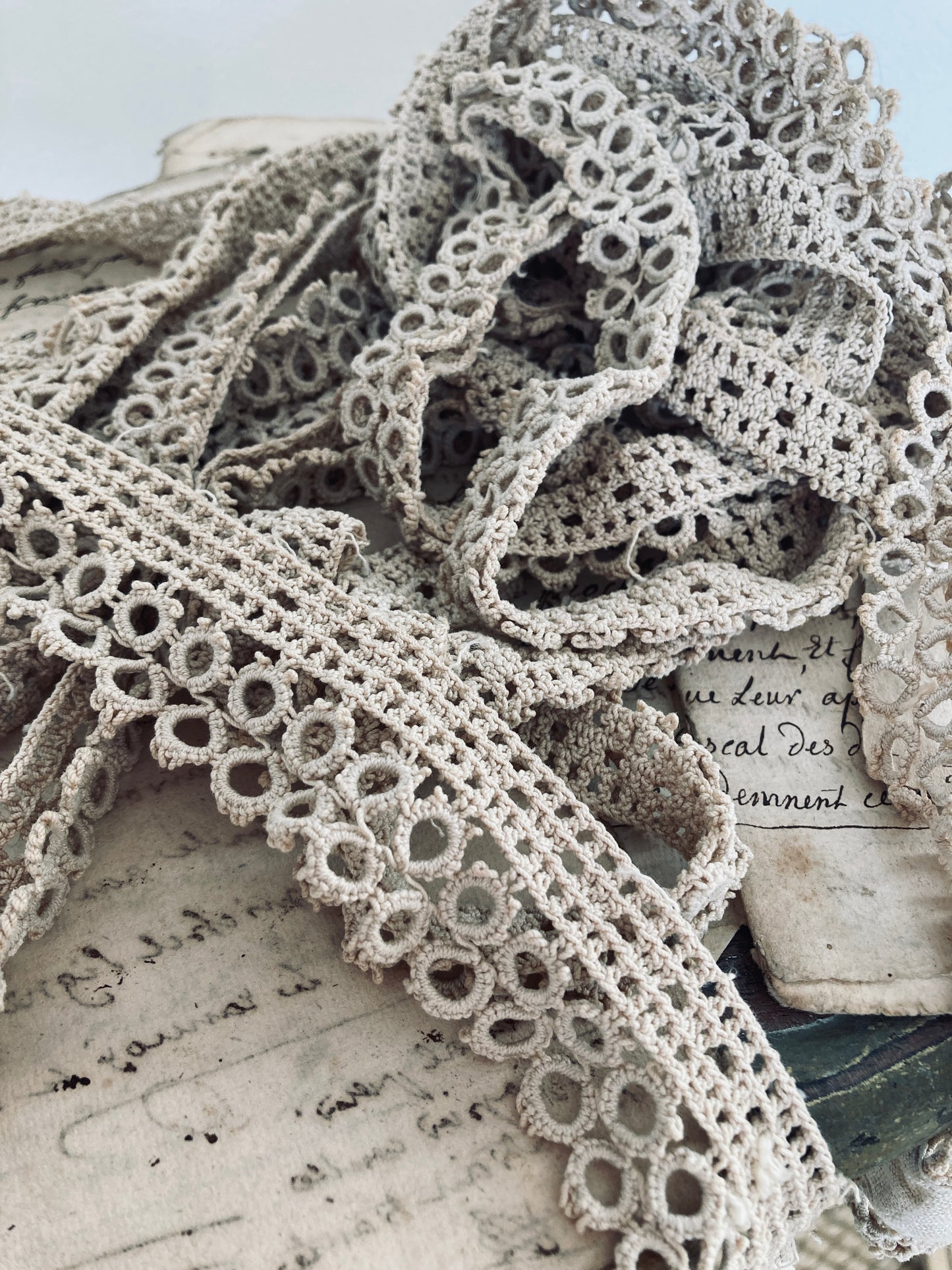 Antique french lace.